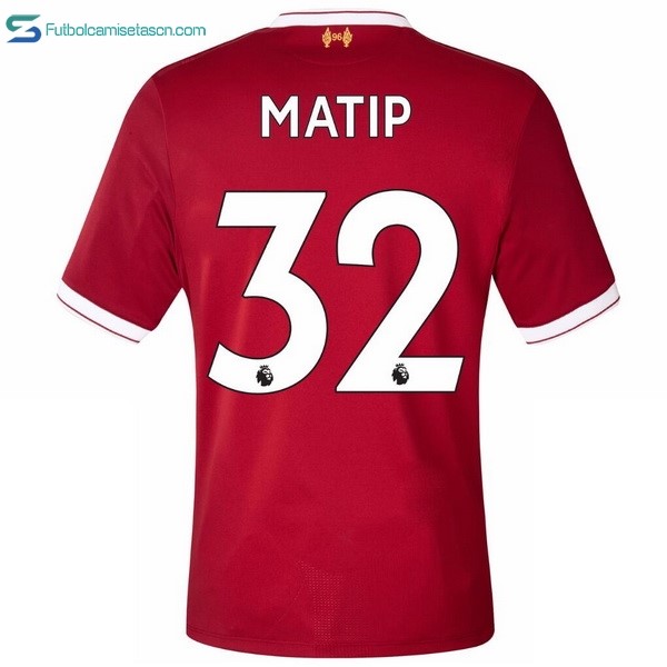 Camiseta Liverpool 1ª Matip 2017/18